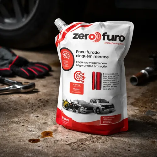 Selante para Pneu Zero Furo Sachê 800ml